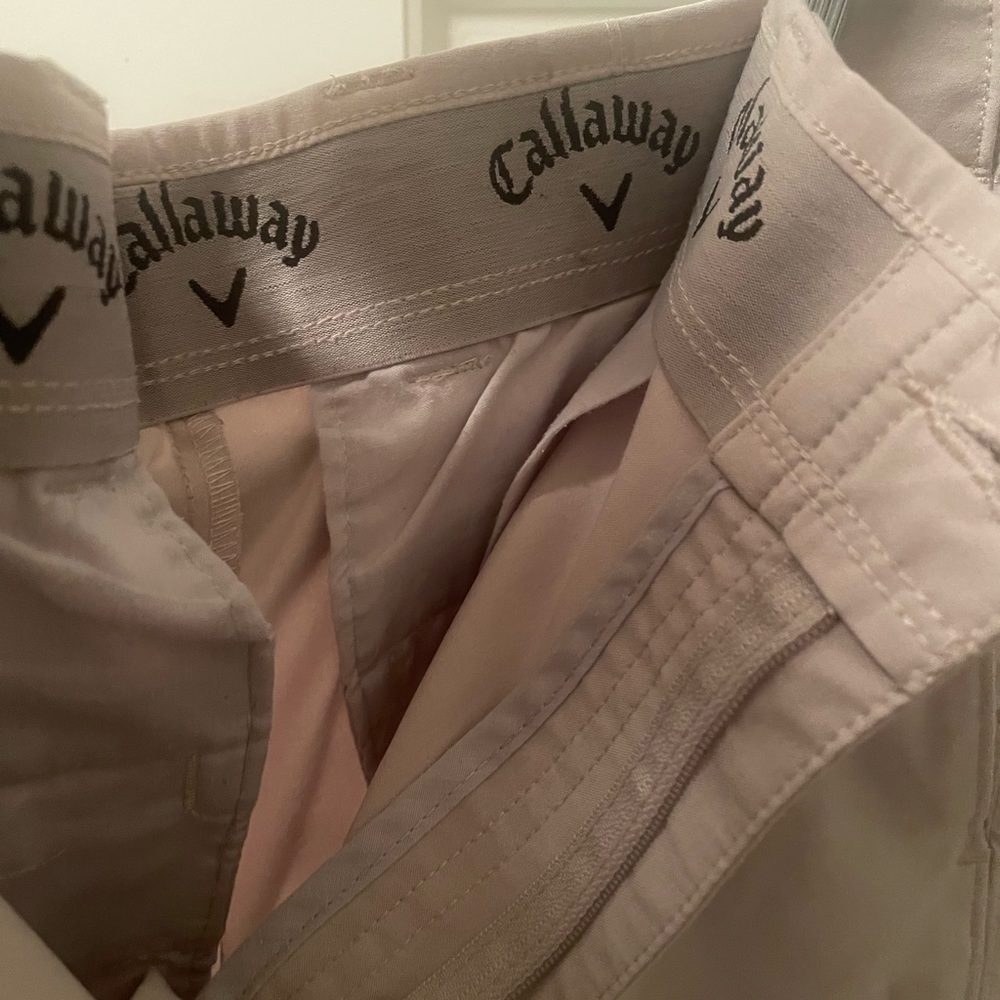 Callaway Beige Golf Shorts - Picture 5 of 6